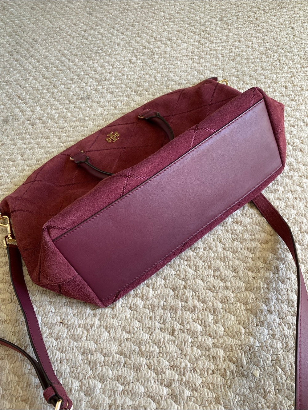 TORY BURCH Frida Suede Satchel - Picture 3 of 4